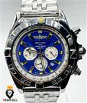 ساعت برایتلینگ مردانه کرنوگراف بند استیل صفحه ابی Breitling 01286