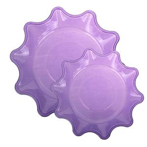 بشقاب یکبار مصرف مدل KHRSHIDI-GHZ-MIV-50 مجموعه 50 عددی