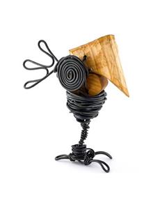 مجسمه مفتولی مدل پرنده پالتو پوش کد:P.G.029