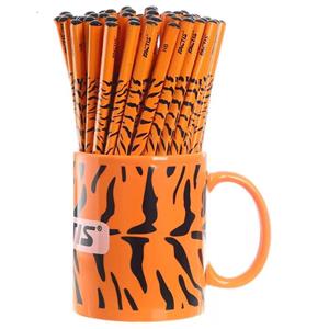 مداد مشکی فکتیس  طرح cheetah بسته 72 عددی