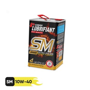 روغن موتور کانادا لوبریفنت مدل 10W40 SM حجم 4 لیتر