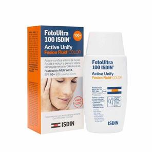 ضد آفتاب اکتیو یونیفای بی رنگ ایزدینACTIVE UNIFY FUSION FLUIDE isdin ACTIVE UNIFY FUSION FLUIDE