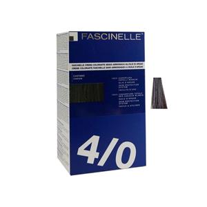 کیت رنگ مو  40 میلی لیتر فشینلی fascinelle بدون آمونیاک سری Natural مدل شاه بلوطی شماره 4.0 