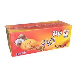 کلوچه گردویی لاهیجان  فرناز - 88 گرم بسته 50 عددی