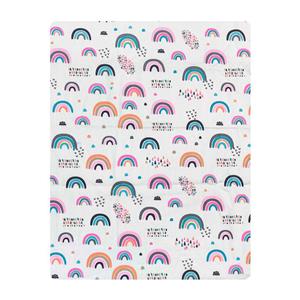 ملحفه کودک آدنو مدل رنگین کمان کد FI29 سایز 100x150 سانتی متر
