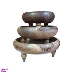 میوه خوری مدل پایه دار چوبی -