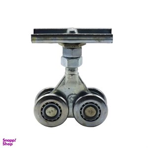 قرقره بالا درب کشویی تهران یراق مدل 4 چرخ کد YP-SERI5*5-55mm