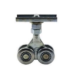 قرقره بالا درب کشویی تهران یراق مدل 4 چرخ کد YP-SERI5*5-55mm