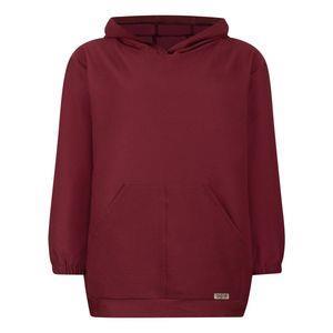 هودی زنانه پنبینه مدل نخ پنبه جیب دار