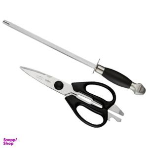 چاقو تیزکن و قیچی جی فی نی کد M53 مجموعه 2 عددی