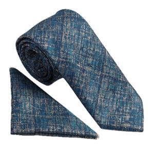 ست کراوات و دستمال جیب مردانه نسن مدل T204