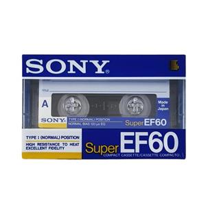 نوار کاست سونی مدل Super EF60 مجموعه 5 عددی