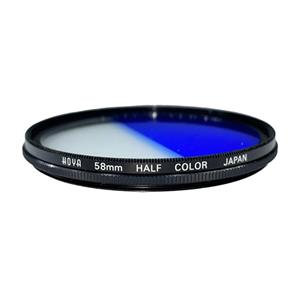 فیلتر لنز هویا مدل HALF COLOR BLUE-58MM