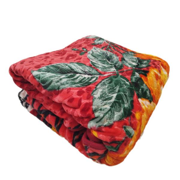 پتو مدل لیلیان گلدار برجسته سایز 240×220 سانتی متر