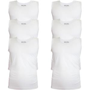 زیرپوش مردانه کرال کوئین مدل سوپر پنبه کد 3 بسته 6 عددی