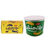 روغن حیوانی کرمانشاهی مخصوص نیک منش - 450 گرم و روغن حیوانی ممتاز نیک منش بسته 50 عددی