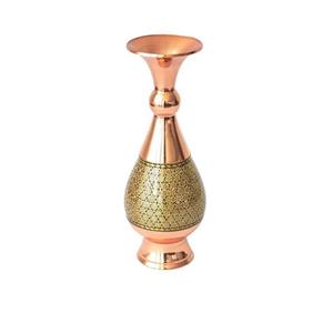 گلدان خاتم کاری مسی مدل K01 -