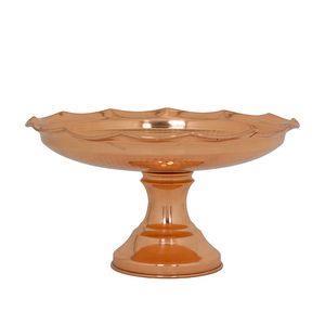 شیرینی خوری مسی مدل لب کنگره زنجان کد za08473600 -