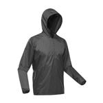 DECATHLON QUECHUA Raincut 1/2 Zip Jacket Black