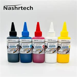 جوهر مخزن اسکای کالر مدل DTF100 حجم 100 میلی لیتر مجموعه 5 عددی