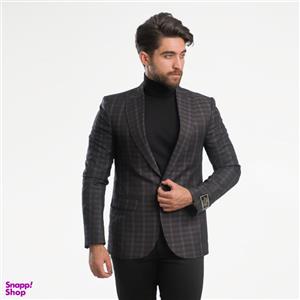 کت تک مردانه مدل چهارخانه درشت SEY 3-3