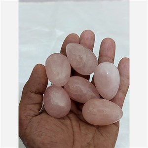 گوی تراش تخم مرغی کواترز کریستال 