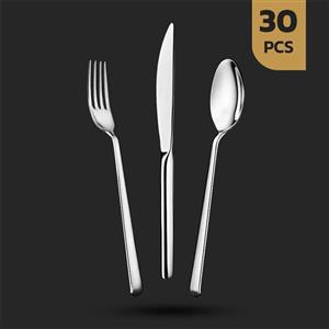 سرویس قاشق و چنگال 30 پارچه داماس مدل سلیا