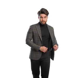 کت مردانه مدل چهارخانه ریز 2