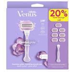 خود تراش ژیلت مدل Venus Comfortglide Breeze به همراه تیغ یدک بسته 6 عددی