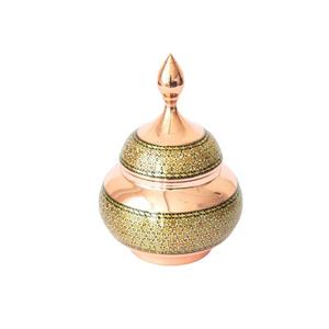 قندان خاتم کاری مسی مدل K03