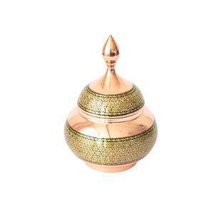 قندان خاتم کاری مسی مدل K03