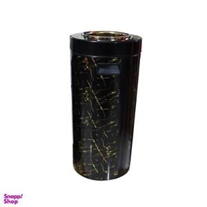 سطل زباله بهازکالا مدل استوانه طرح ماربل کد YP-45L