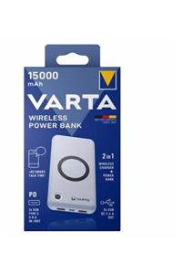 پاوربانک وارتا مدل WIRELESS POWER  ظرفیت 15000 میلی آمپر ساعت