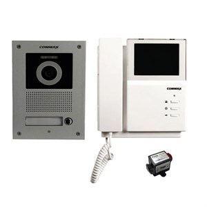 مجموعه دربازکن تصویری کوماکس مدل 4pnc-4ucm به همراه محافظ ولتاژ مانیتور