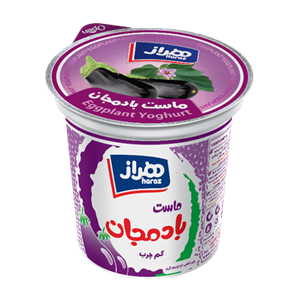 ماست کم ‌چرب بادمجان 750 گرمی هراز Haraz Eggplant Yoghurt 750Gr