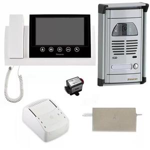 مجموعه دربازکن تصویری سیماران مدل 72TKM-VFC1 به همراه محافظ ولتاژ مانیتور