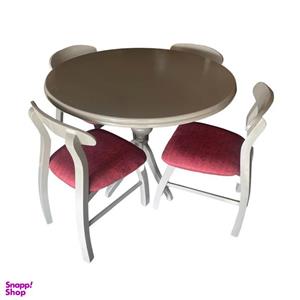 میز و صندلی ناهارخوری 4 نفره مدل لاکچری kh04