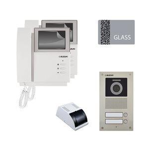 مجموعه دربازکن تصویری سوزوکی مدل 413m-4ucm دو واحدی به همراه محافظ صفحه