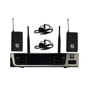 ست میکروفن بیسیم 2 کانال یقه ای زیکو مدل UH600CC