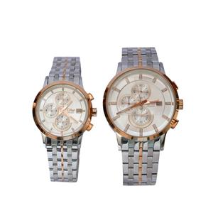 ست ساعت مچی عقربه ای زنانه و مردانه\r\n کوبل مدل کرنوگراف