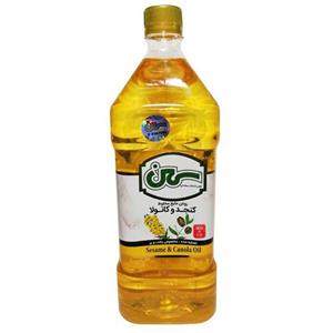 روغن مایع مخلوط کنجد و کانولا سمن مقدار 900 گرم Saman Sesame And Canola Oil 900gr