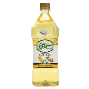 روغن مایع مخلوط کنجد و کانولا سمن مقدار 900 گرم Saman Sesame And Canola Oil 900gr