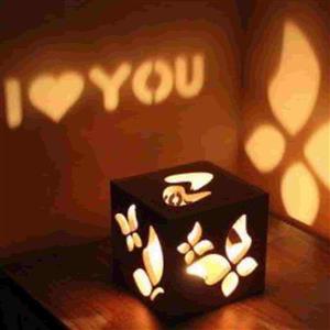 چراغ  خواب طرح پروانه کد0983