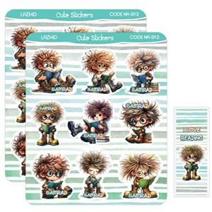 برچسب لاژید مدل اسم سامراد به همراه نشانگر کتاب مجموعه 3 عددی