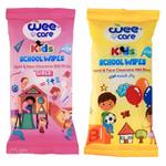 دستمال مرطوب کودک وی کر مدل جیبی Happy Girls  School Wipes بسته دو عددی