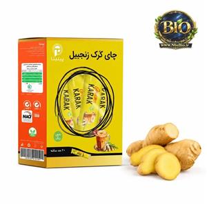 چای کرک زنجبیل بدون شکر پپتینا بسته 10 عددی