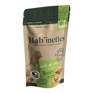 تشویقی گربه بابین مدل آنتی هیربال طعم مرغ وزن 60 گرم