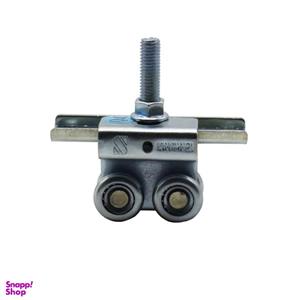 قرقره بالا درب کشویی تهران یراق مدل 4 چرخ کد YP-SERI3*3-24mm