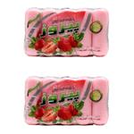 صابون شستشو پیروز مدل Strawberry وزن 375 گرم مجموعه 8 عددی