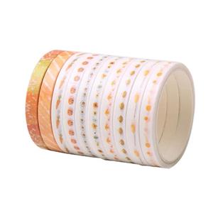 چسب کاغذی مدل واشی عرض 0.5 سانتی متر مجموعه 10 عددی